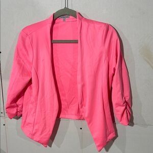 Charlotte Russe Bright Pink Blazer